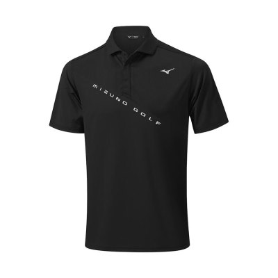 Camisa Polo Mizuno Trace Hombre - Negros - Chile M579DECORI